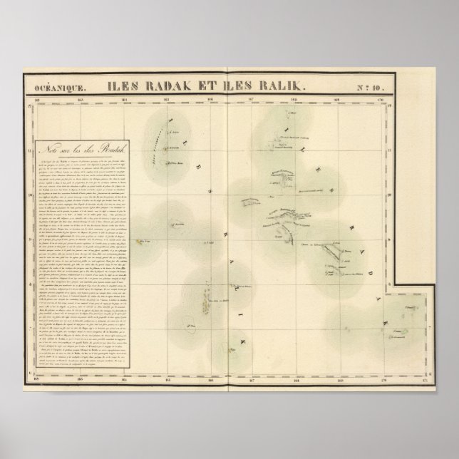 Poster Îles Marshall Océanie no 10 (Devant)