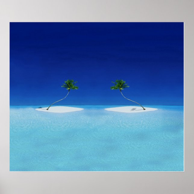 Poster Îles tropicales (Devant)