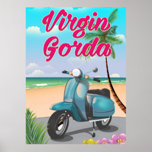 Poster Îles Vierges britanniques Virgin Gorda