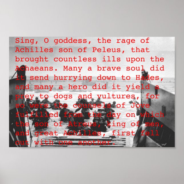 Poster Iliad (Devant)