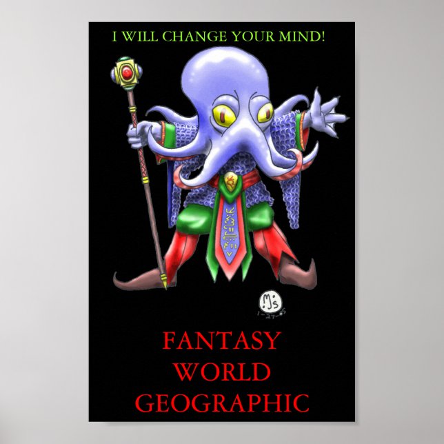 POSTER ILLITHIDMON CHIBI ESPRIT IMAGINAIRE FLAYER MONDE G (Devant)
