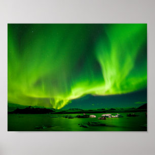 Poster Illuminations du nord de l'Islande