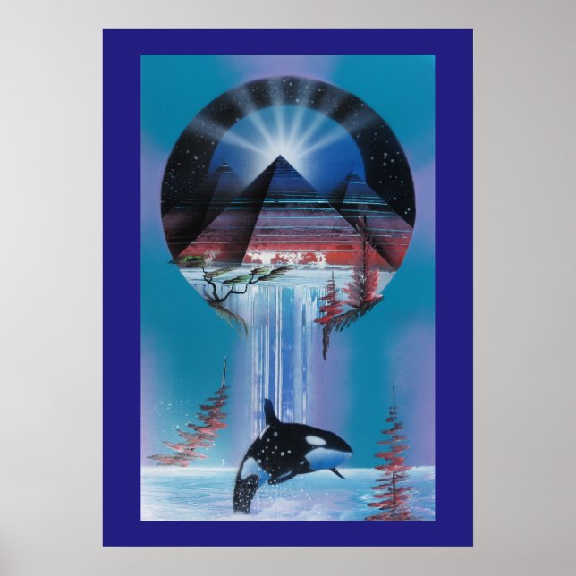 Poster Illuminer l'impression lumineuse (Devant)