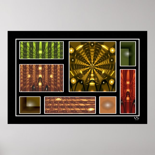 POSTER ILLUSION DE COULEUR #05/P (Devant)