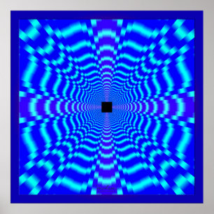 Poster Illusion de vitesse optique