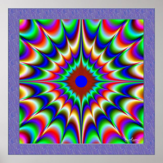 Poster Illusion d'énergie radiante (Devant)