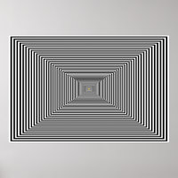 Poster - Illusion d'optique légère