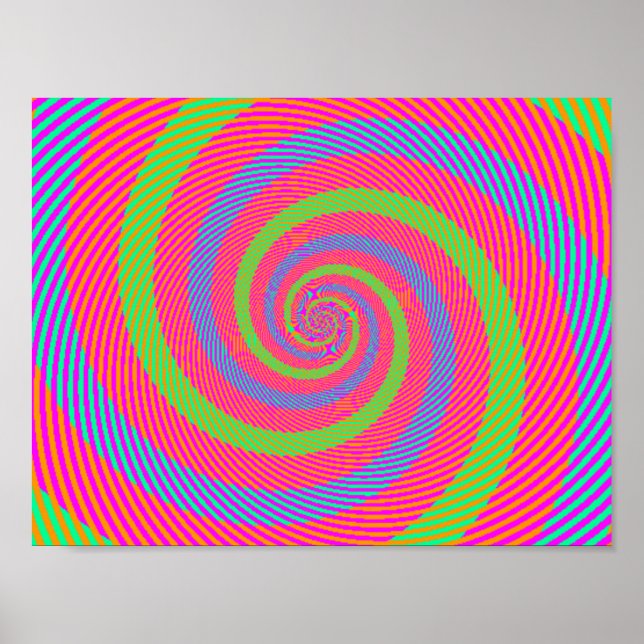 Poster Illusion optique (Devant)
