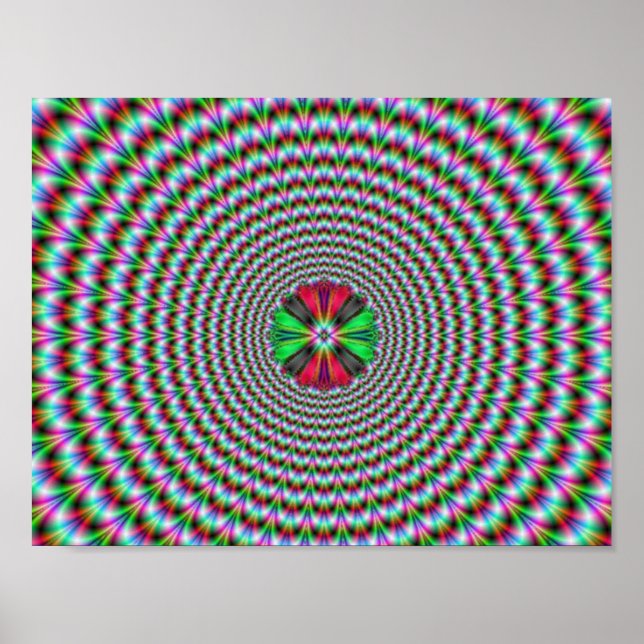 Poster Illusion optique (Devant)