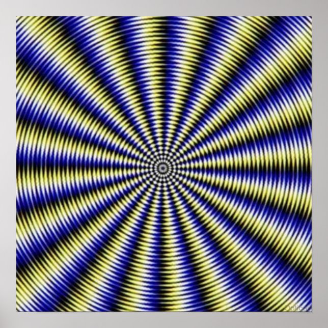 Poster Illusion optique (Devant)