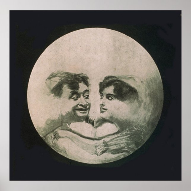 Poster Illusion optique de la lune (Devant)