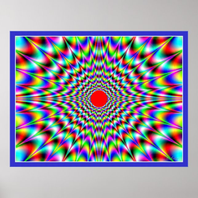 Poster Illusion optique de l'émission solaire (Devant)