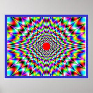 Poster Illusion optique d'éruption chromosphérique