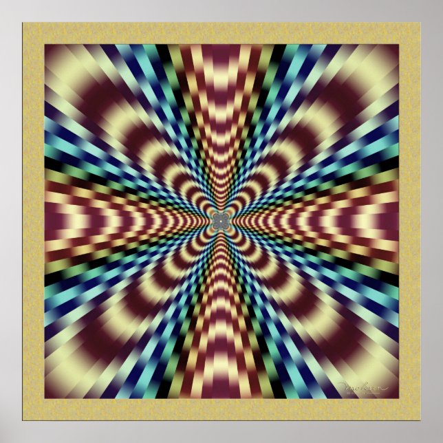 Poster Illusion Optique Dramatique (Devant)