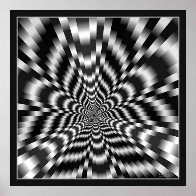 Poster Illusion optique haute vitesse (Devant)