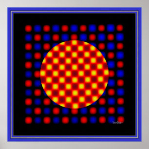 Poster Illusion Optique Qui Joue