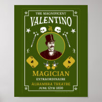 Illusionniste classique magie victorienne vintage