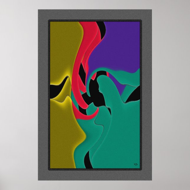 POSTER ILLUSIONS DE COULEUR #24/P (Devant)