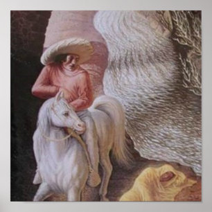 Poster Illusions optiques