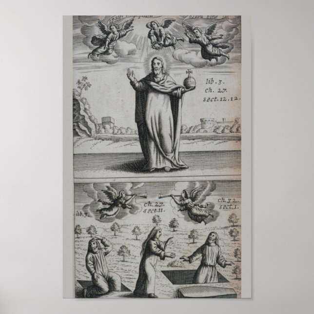 Poster Illustration alchimique vintage (Devant)