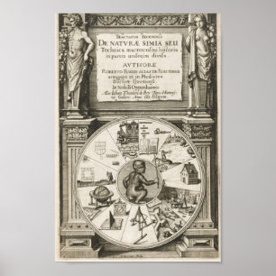 Poster Illustration alchimique vintage