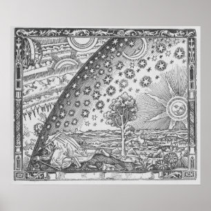 Poster Illustration alchimique vintage