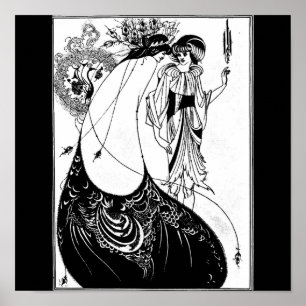 Poster Illustration-Aubrey Beardsley 8 d'Affiche-Cru