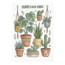 Illustration botanique sur toile, Cadeau pour amat