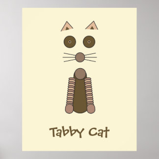 Poster Illustration CAT Tabby