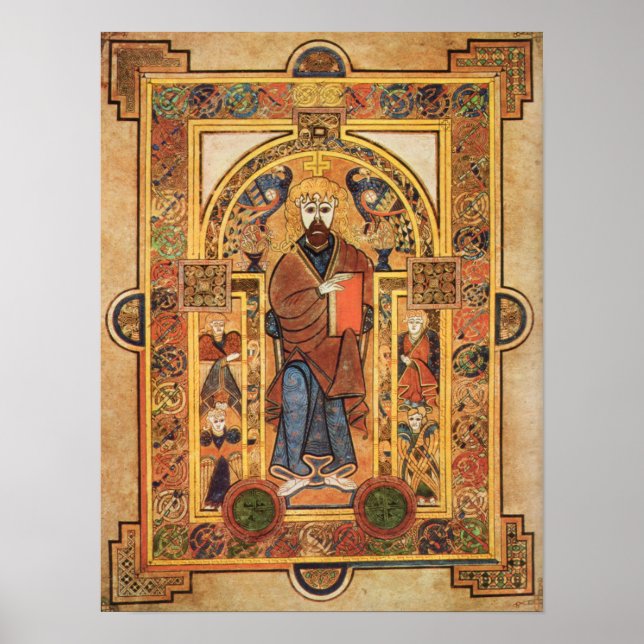 Poster Illustration celtique médiévale, IXe siècle (Devant)