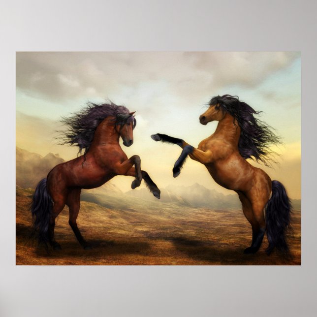 Poster Illustration Cheval (Devant)