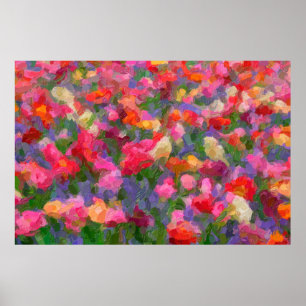 Poster Illustration colorée arrière - plan avec différent