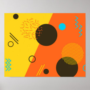 Poster Illustration cool, moderne, tendance, urbaine de M