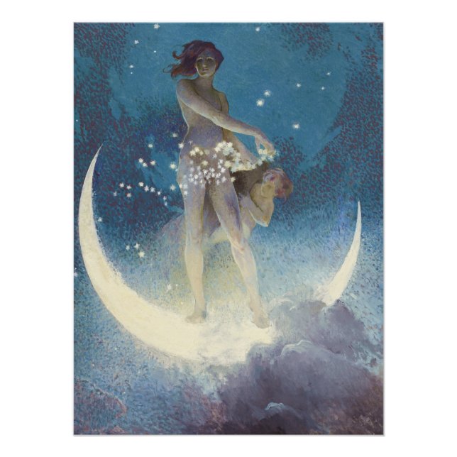 Poster Illustration d'affichage de la stars (Devant)