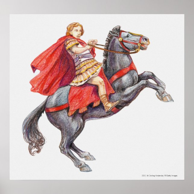 Poster Illustration d'Alexandre le Grand (Devant)