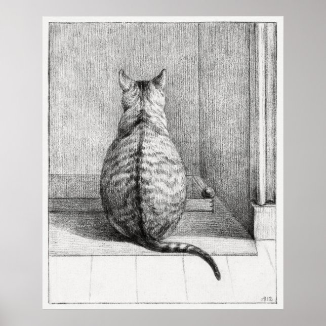 Poster Illustration de chat (Devant)