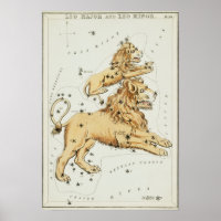 Illustration de constellation vintage