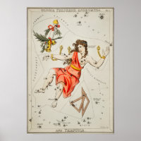 Illustration de constellation vintage