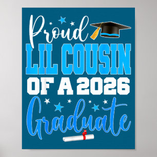 Poster Illustration de cousin fier 2026 Senior