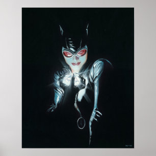 Poster Illustration de couverture de Batman Catwoman Face