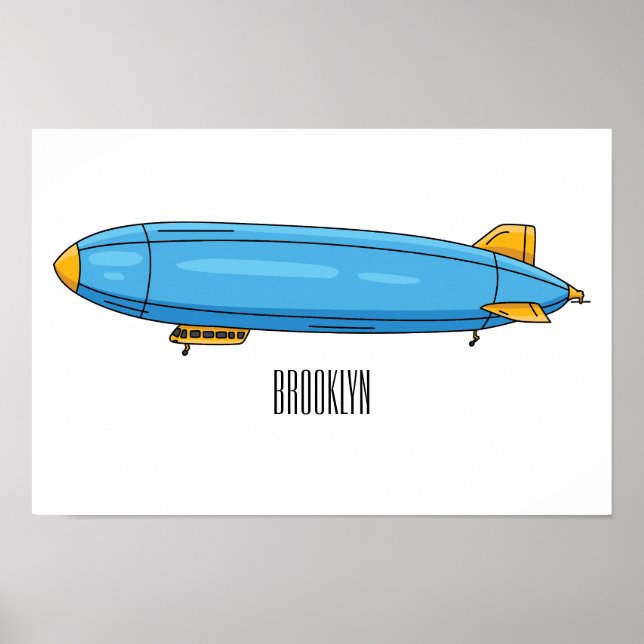Poster Illustration de dessin sur les navires (Devant)
