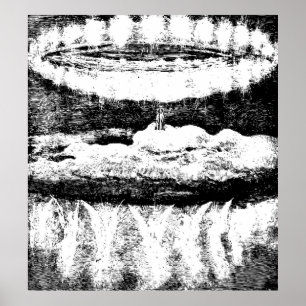 Poster Illustration de Gustave Dore du paradis de Dante