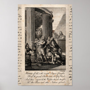 Poster Illustration de Hermes Trismegistos