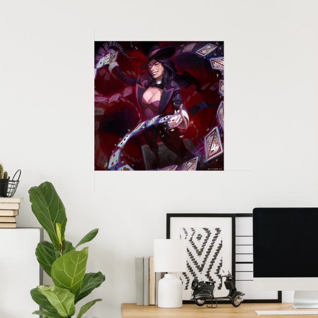 Poster Illustration de la crise infinie de Zatanna (Bureau à domicile)
