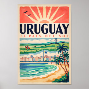 Poster Illustration de la culture uruguayenne Art de voya