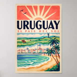 Poster Illustration de la culture uruguayenne Art de voya