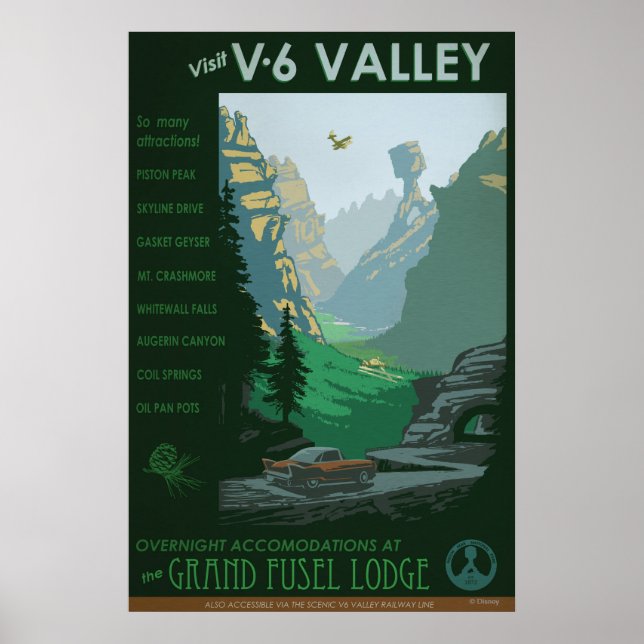 Poster Illustration de la vallée V-6 (Devant)