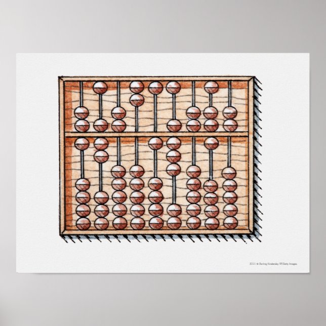 Poster Illustration de l'abaque (Devant)