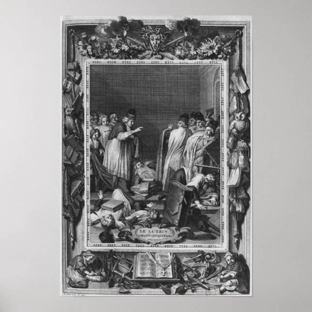 Poster Illustration de "Le Lutrin" par Nicolas (Devant)