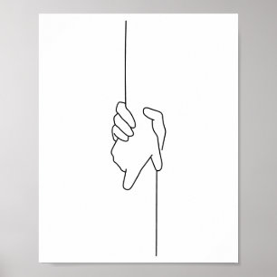 Poster Illustration de l'entraide